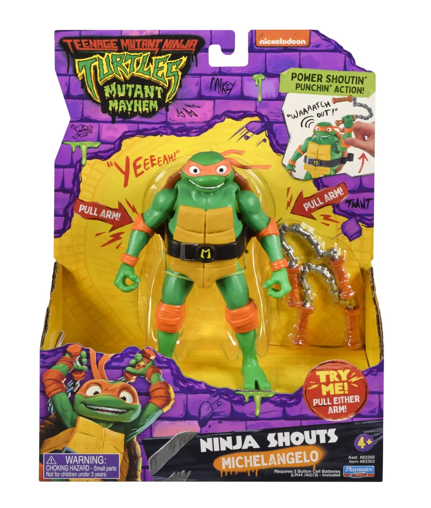 Teenage Mutant Ninja Turtles Ninja Shouts Michelangelo