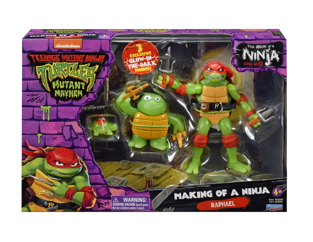 Teenage Mutant Ninja Turtles Raphael Evolution 3-pack