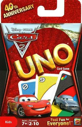 Mattel UNO Cars 2