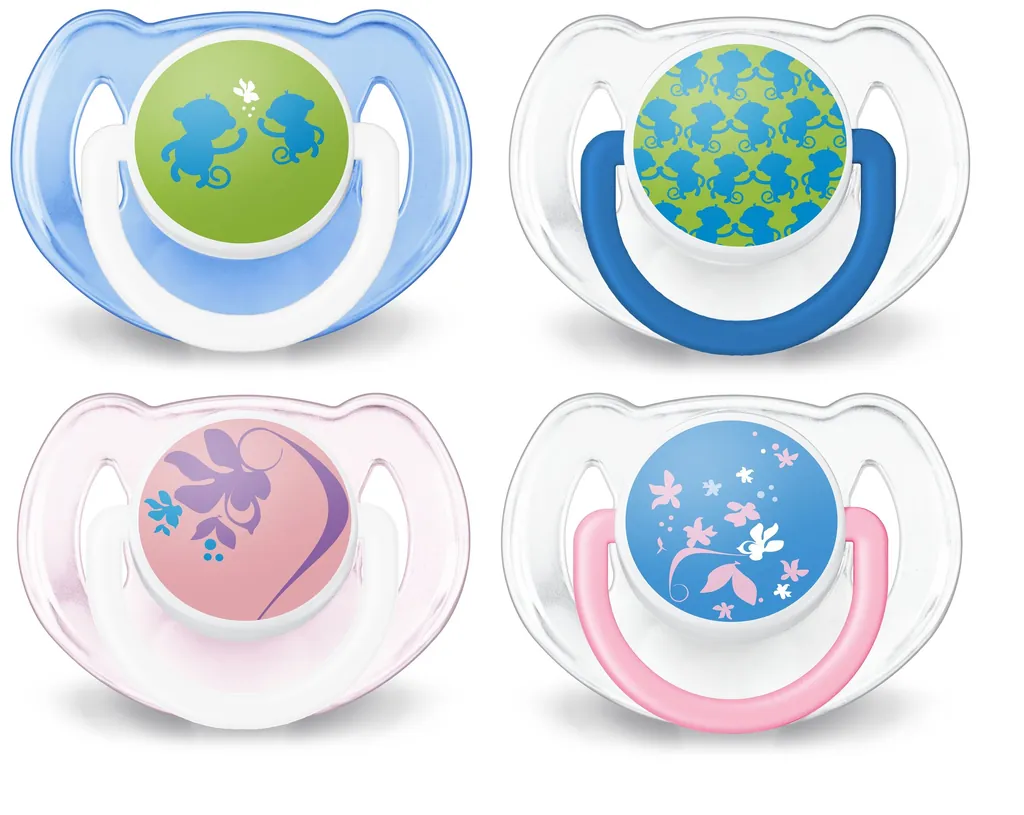 Philips AVENT SCF195/04 chupete de niño Chupete clásico para bebés Silicona Multicolor