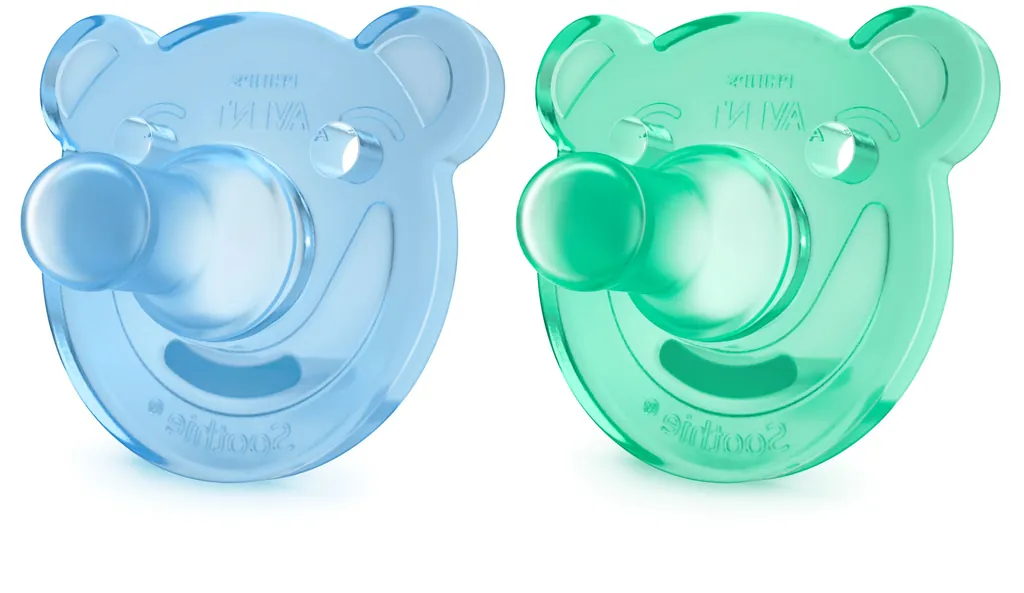 Philips AVENT SCF194/01 chupete de niño Chupete clásico para bebés Ortodóntico Silicona Azul, Verde