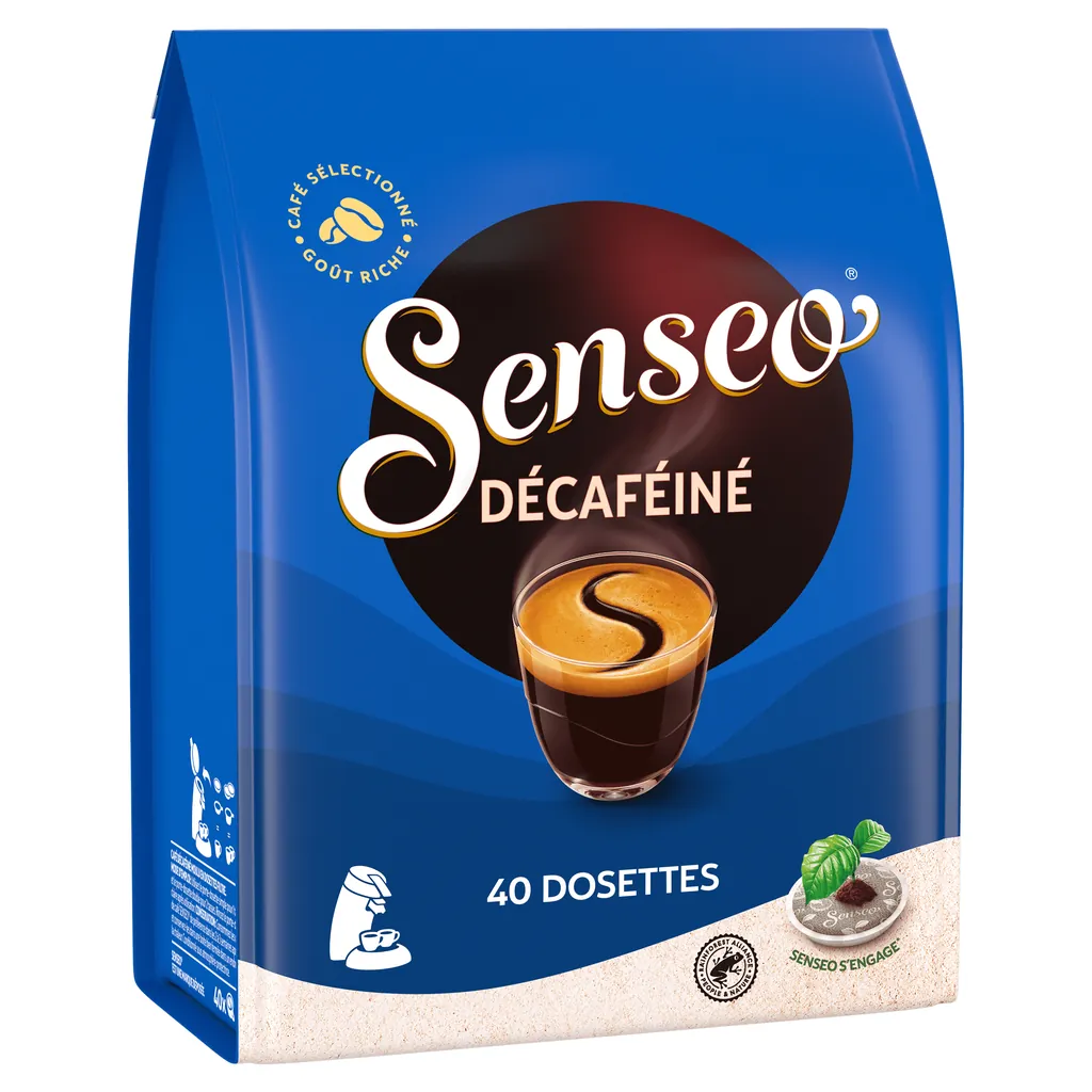 Senseo Décaféiné Dosis de café 40 pieza(s)