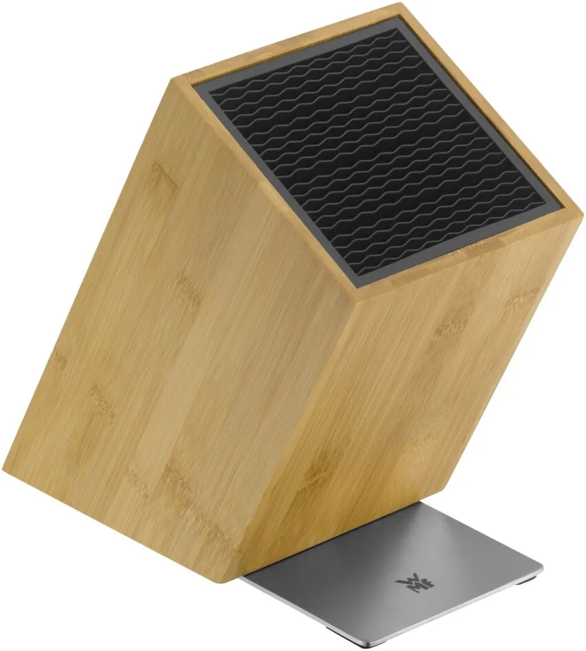 WMF FlexTec bamboe 1893854500 Bloque para cuchillos flexibles Bamboo, Acero inoxidable Madera
