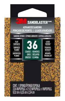 3M 20909-36 papel de lija Esponja de lijado Grano grueso P36 1 pieza(s)
