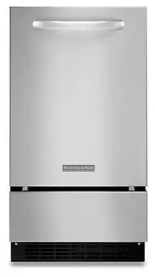 KitchenAid KUIC18NNZS máquina de cubo de hielo Máquina para hacer cubitos de hielo integrada/independiente Acero inoxidable
