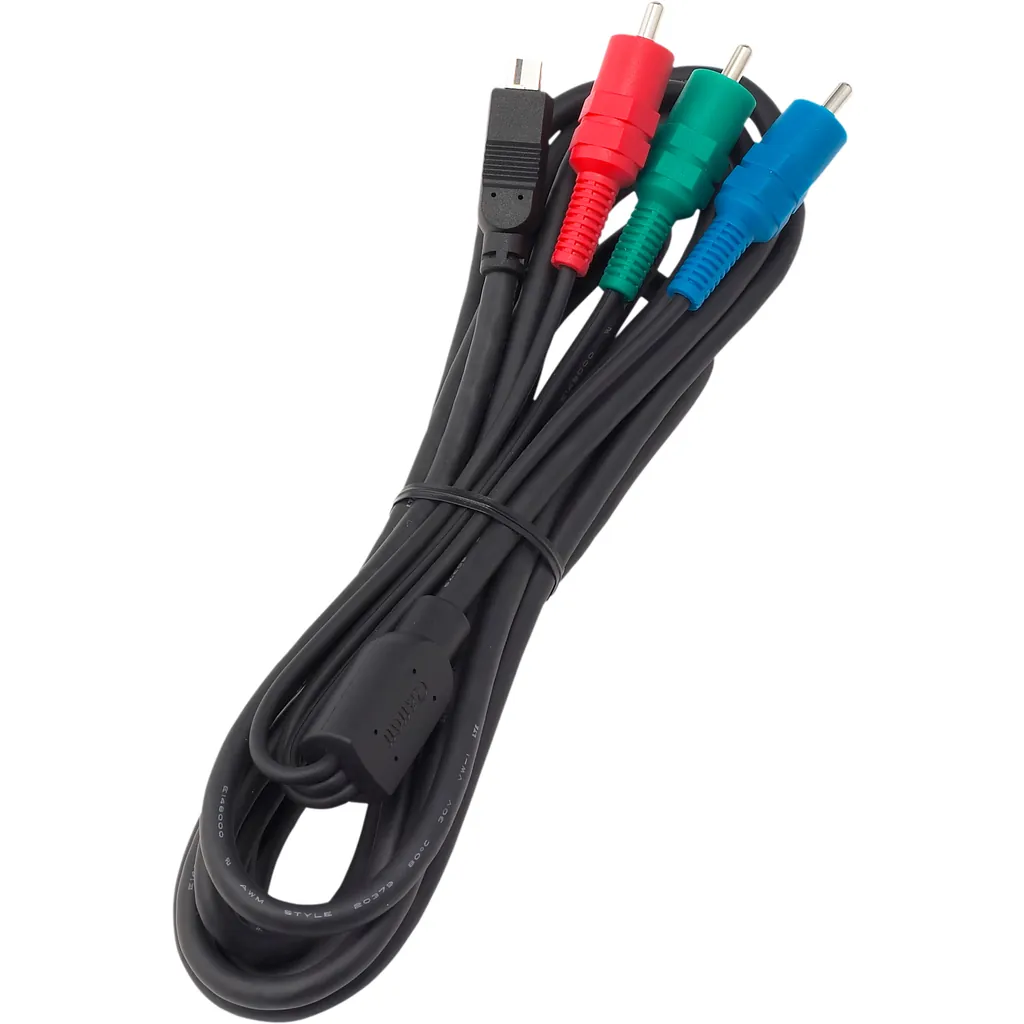 Canon 1719B001 componente ( YPbPr) cable de vídeo Negro