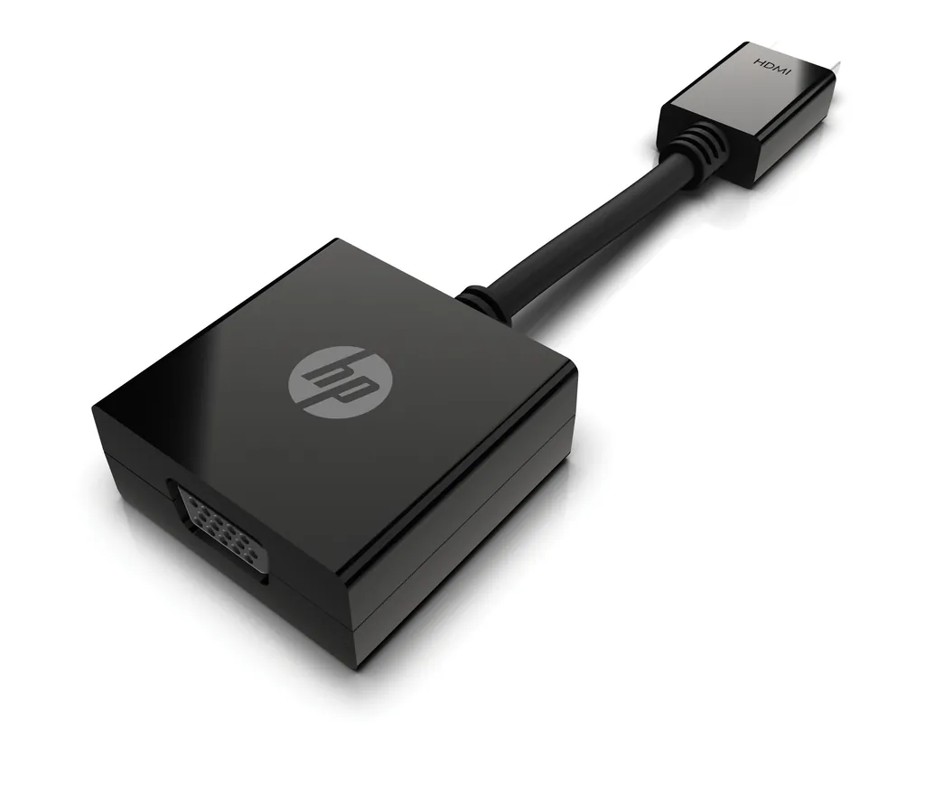 HP HDMI to VGA VGA (D-Sub) Negro