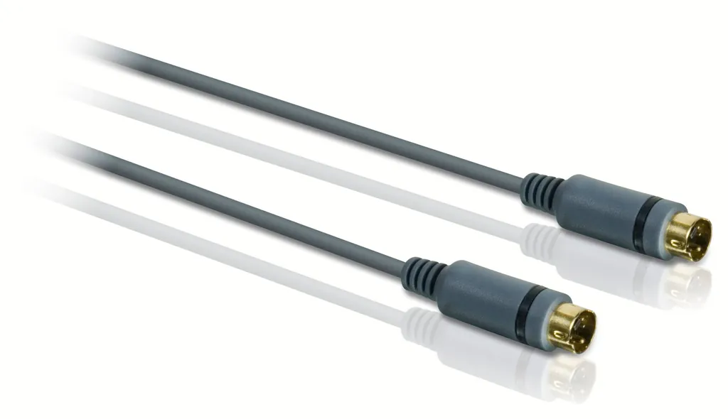 Philips SWV4514W/10 cable S-vídeo 5 m S-Video (4-pin) Gris