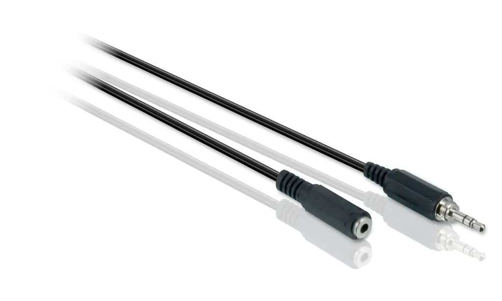 Philips SWA2704W/10 cable de audio 2,5 m 3,5mm Negro