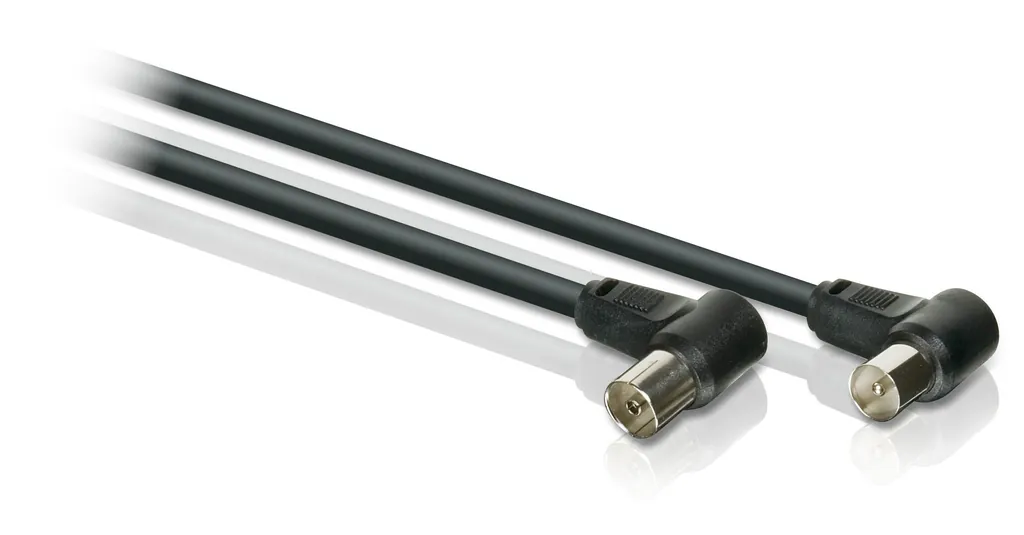 Philips SWV2832W/10 cable coaxial 2 m Negro