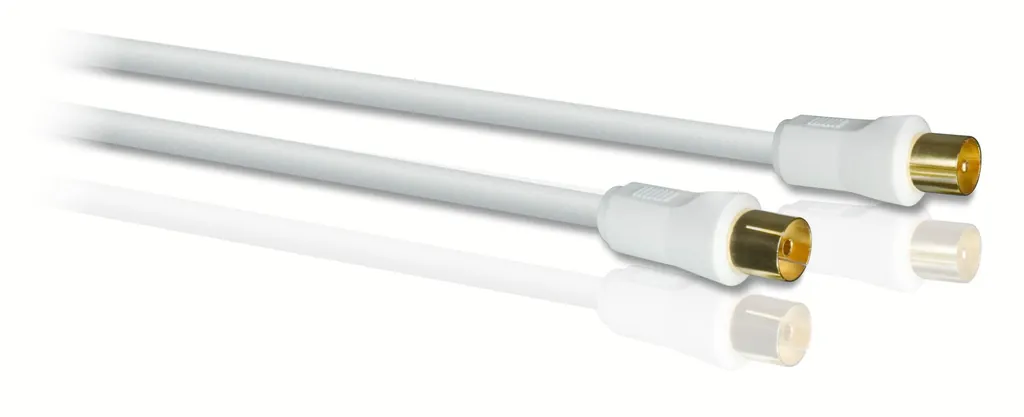 Philips SWV7116W/10 cable coaxial 10 m Blanco