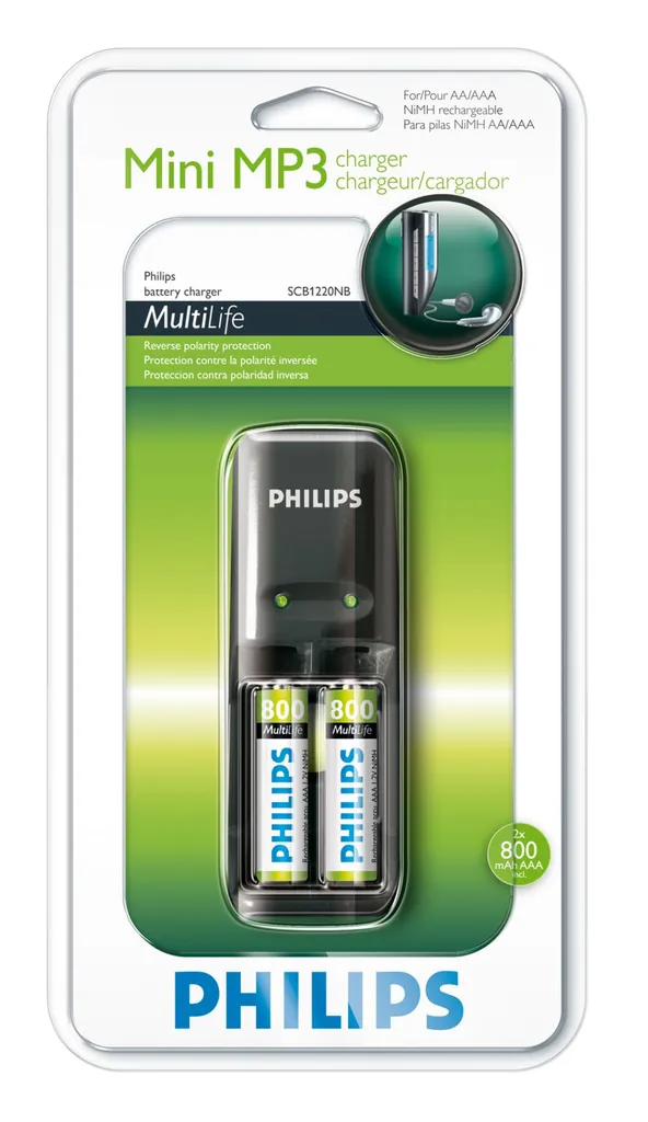 Philips MultiLife SCB1220NB/27 cargador de batería