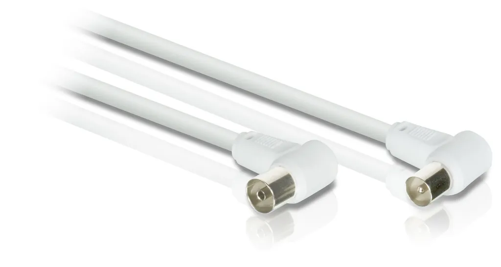 Philips SWV2831W/10 cable coaxial 5 m Blanco