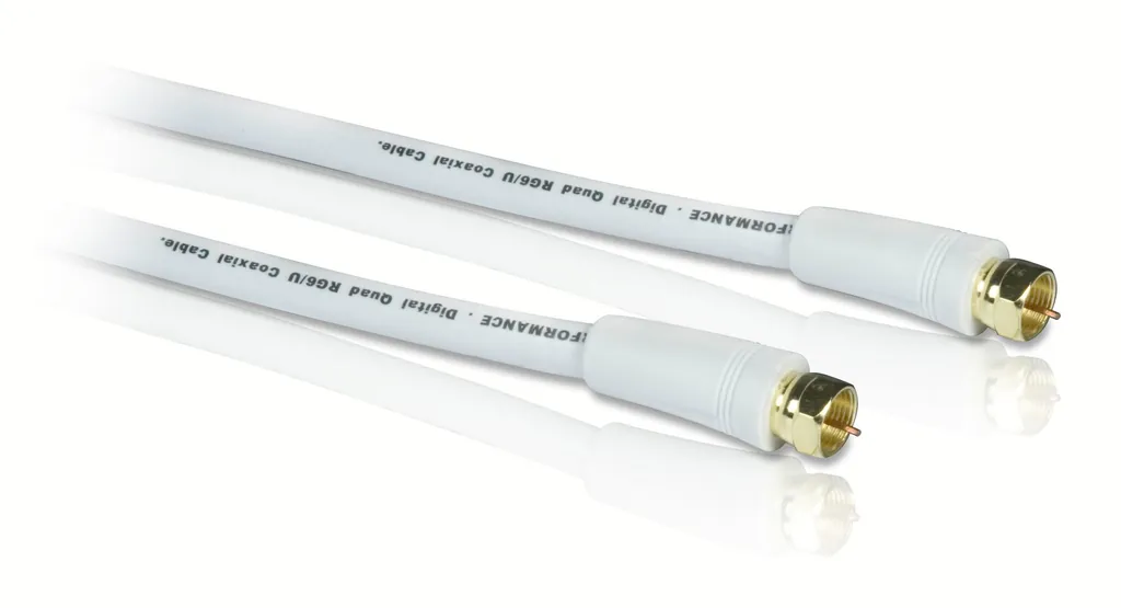 Philips SWV7164W/10 cable coaxial 5 m Blanco
