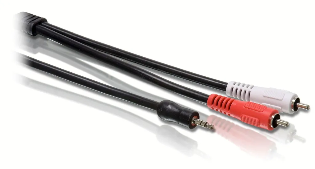 Philips SWA2520T/10 cable de audio 3 m 3,5mm 2 x RCA Negro