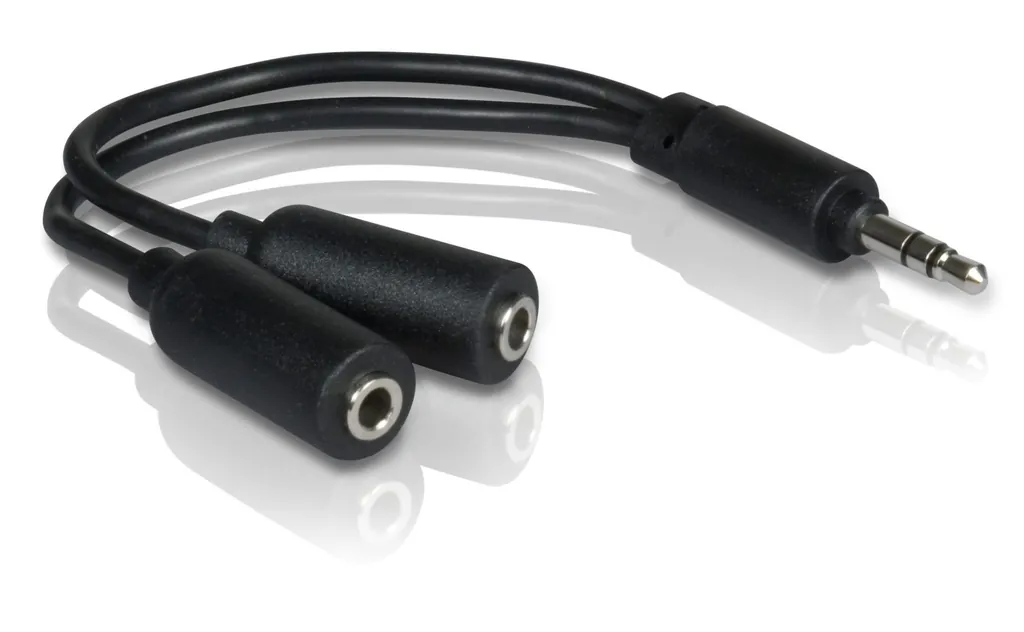 Philips SWA2151W/27 cable de audio 3,5mm 2 x 3.5mm Negro