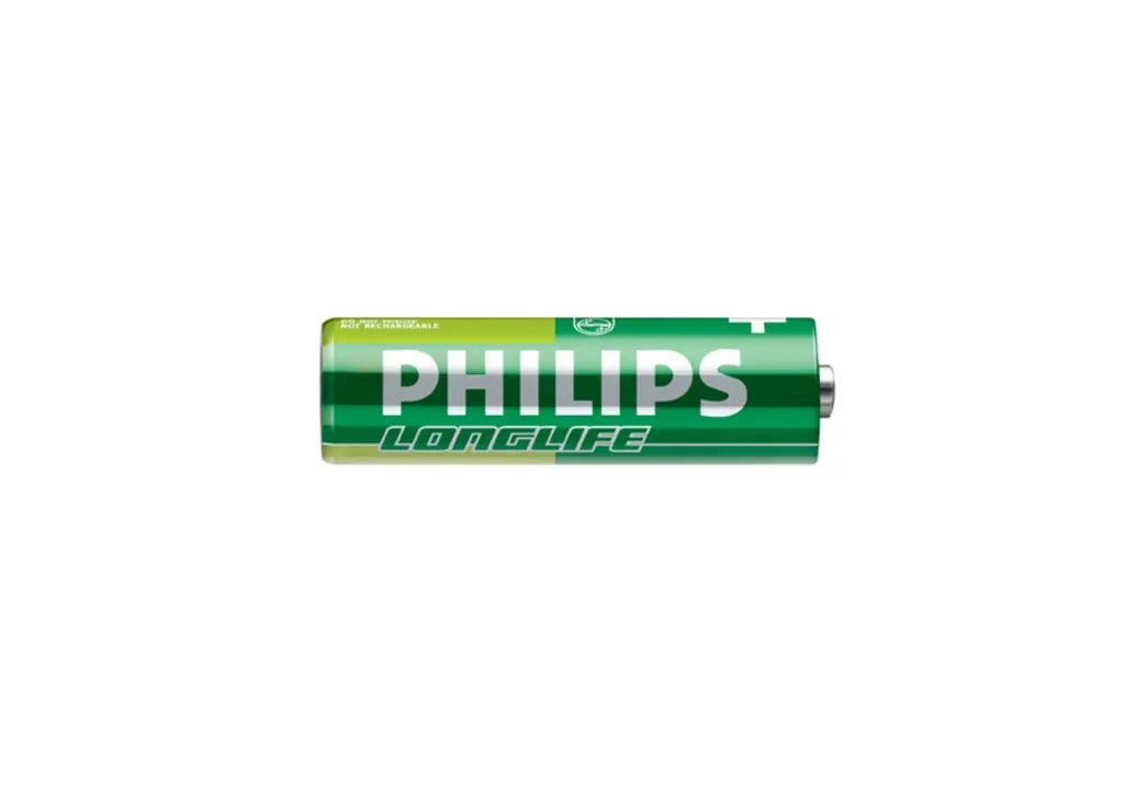 Philips LongLife R6LS4A/27 pila doméstica Batería de un solo uso AA Zinc-carbono