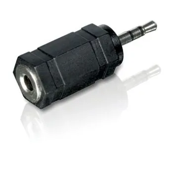 Philips SWA2093W/10 cambiador de género para cable 2.5mm (M) 3.5mm (F) Negro