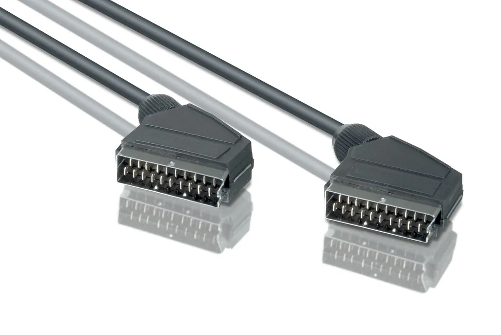 Philips SWV2943W/10 cable EUROCONECTOR 1 m SCART (21-pin) Negro