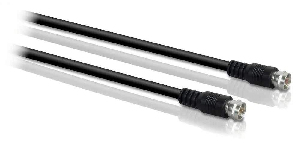 Philips SWV2156W/27 cable coaxial 15 m Negro