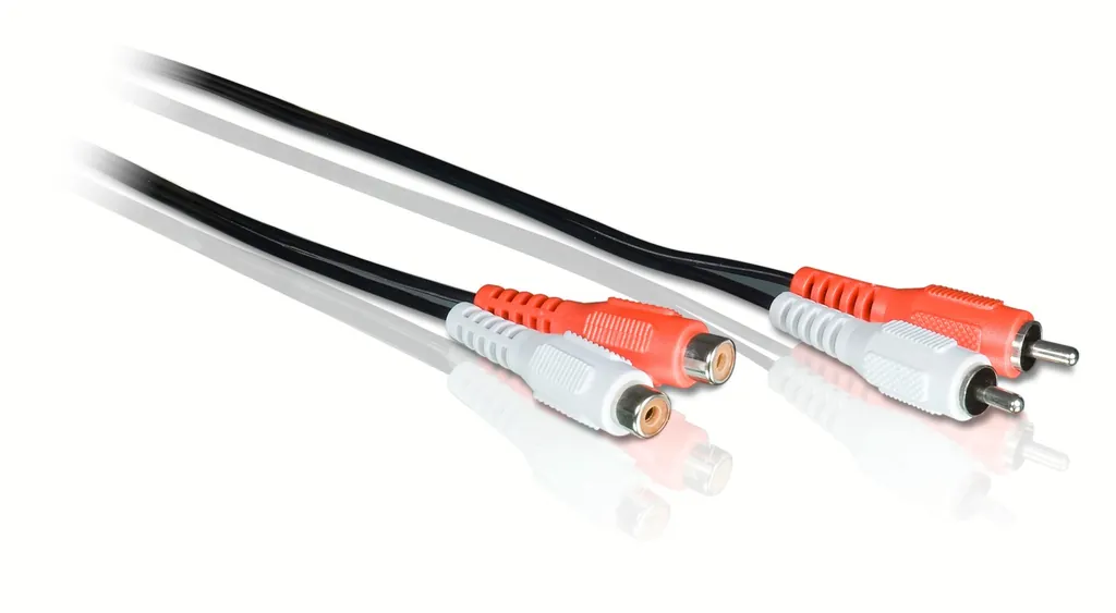 Philips SWA2530T/10 cable de audio 5 m 2 x RCA Negro, Rojo, Blanco