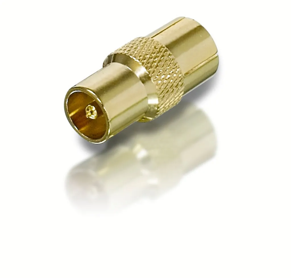 Philips SWV3030W/10 cambiador de género para cable COAX Coaxial Oro