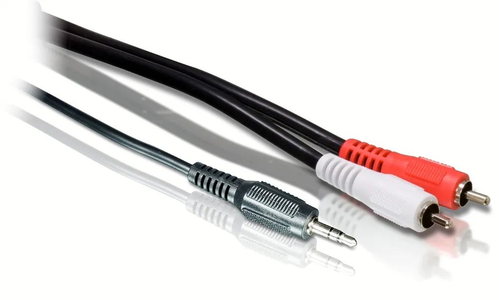 Philips SWA2527/10 cable de audio 1,5 m 3,5mm 2 x RCA Negro