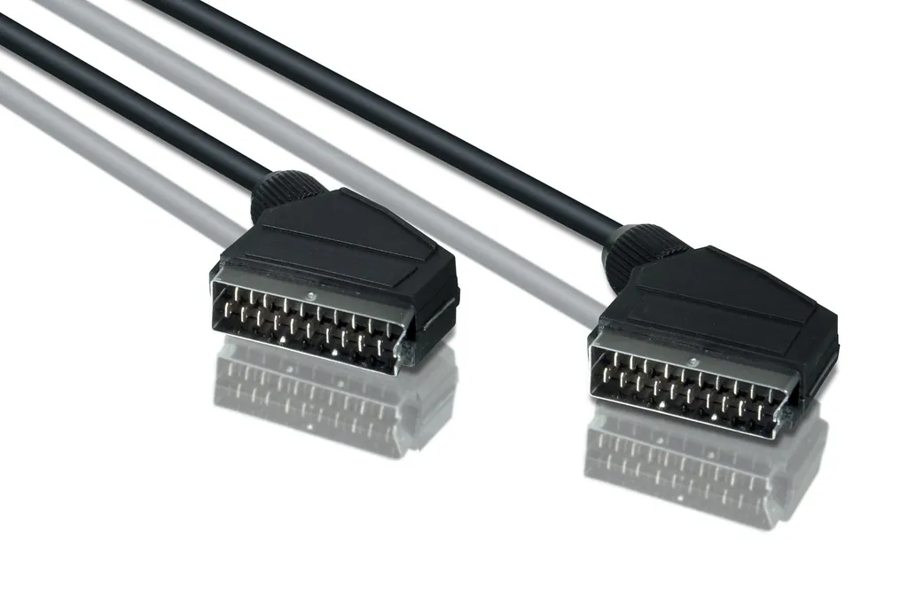 Philips SWV2601W/10 cable EUROCONECTOR 0,75 m SCART (21-pin) Negro