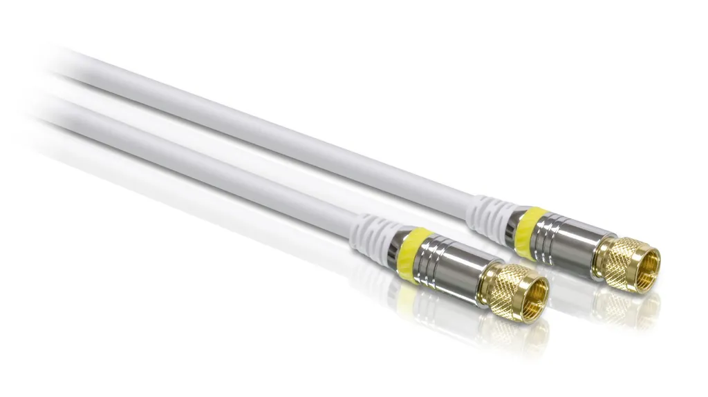 Philips SWV3104W/10 cable coaxial 5 m
