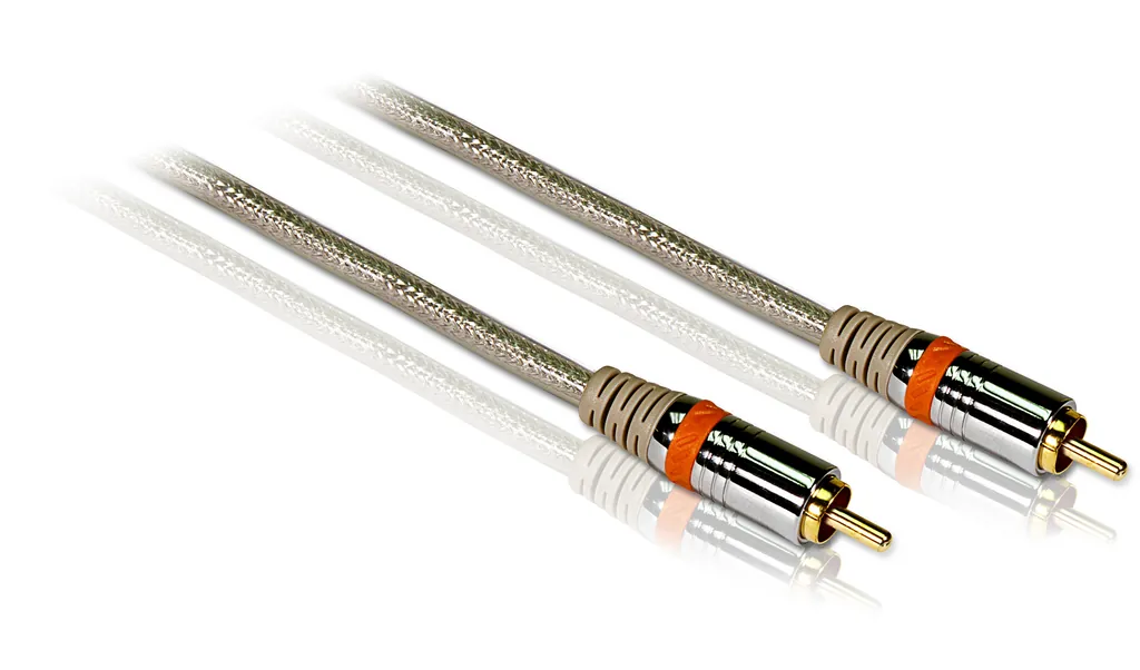 Philips SWA3204W/10 cable de audio 5 m RCA Plata