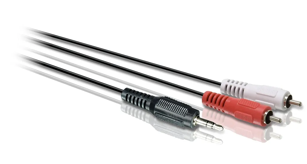 Philips SWA2124T/10 cable de audio 5 m 3,5mm 2 x RCA Negro