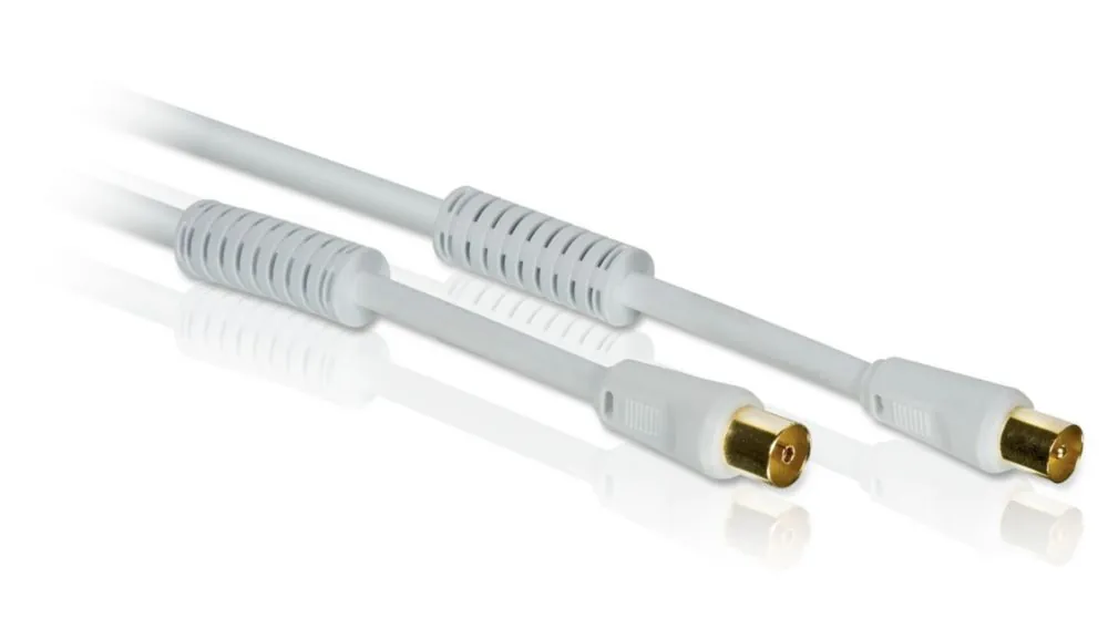 Philips SWV2913W/10 cable coaxial 1,5 m Blanco