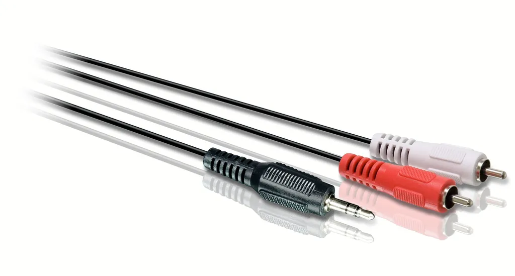 Philips SWA2121T/10 cable de audio 2 m 3,5mm 2 x RCA Negro