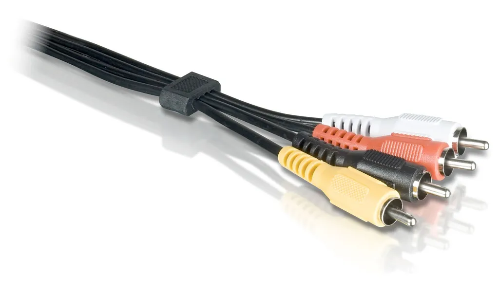 Philips SWA2542W/10 cable de audio 5 m 2 x RCA Negro