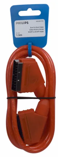 Philips SWV2691T/10 cable EUROCONECTOR 1,5 m SCART (21-pin) Naranja