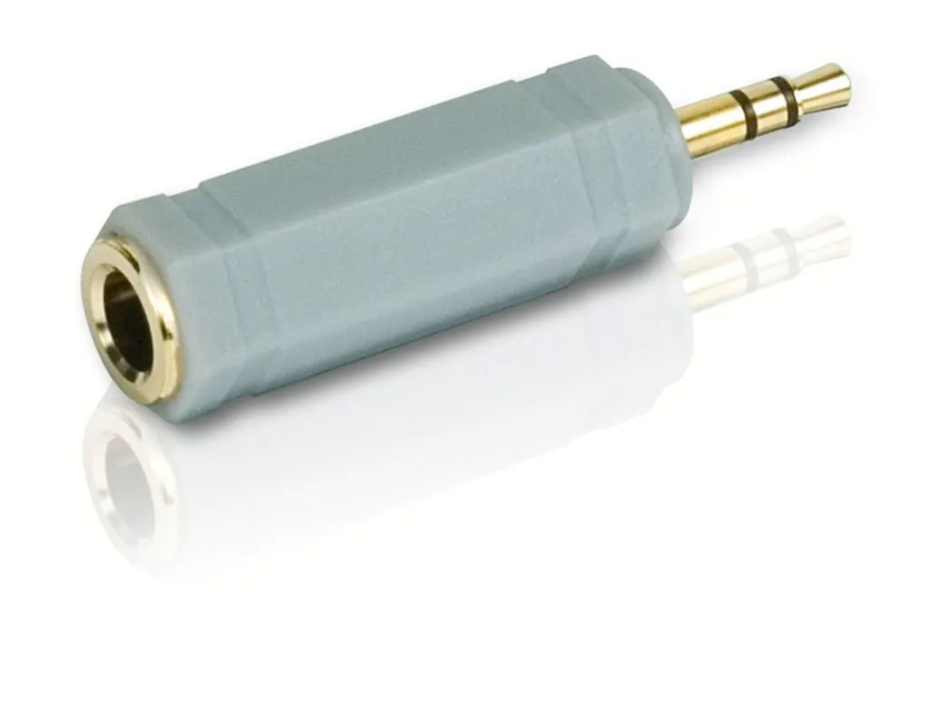 Philips SWA4554W/10 cambiador de género para cable 3.5 mm 6.35 mm Gris