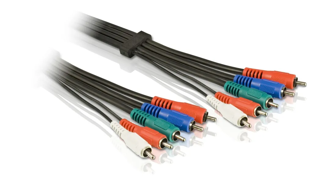 Philips SWV2312W/27 componente ( YPbPr) cable de vídeo 1,83 m Negro