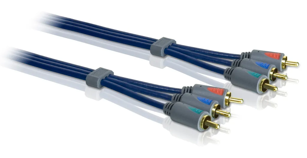 Philips SWV7126W/10 componente ( YPbPr) cable de vídeo 1,5 m 3 x RCA Azul