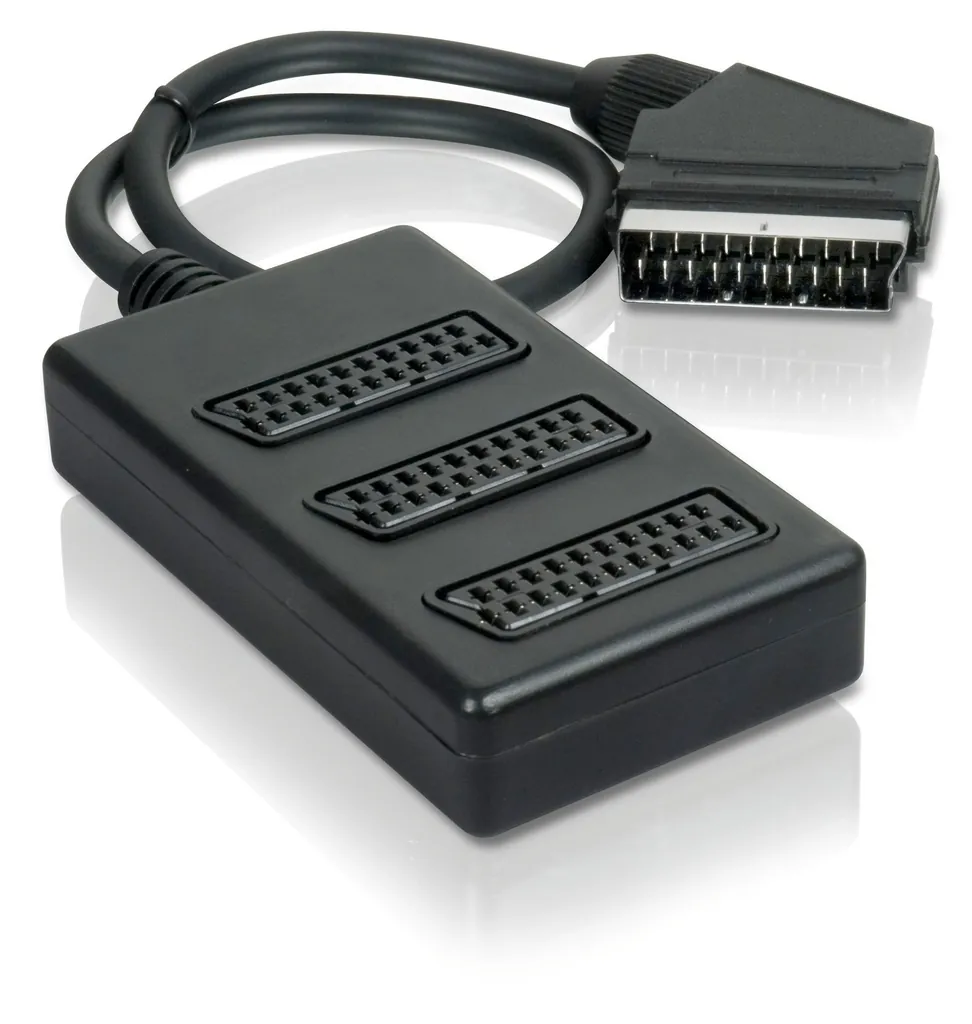 Philips MWS1823T/10 cambiador de género para cable 1 x Scart 3 x Scart Negro