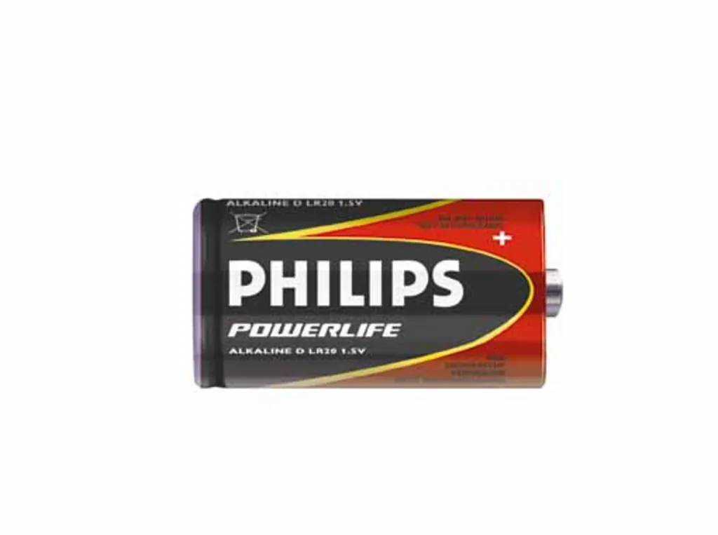 Philips PowerLife LR20PS12C/27 pila doméstica Batería de un solo uso D Alcalino