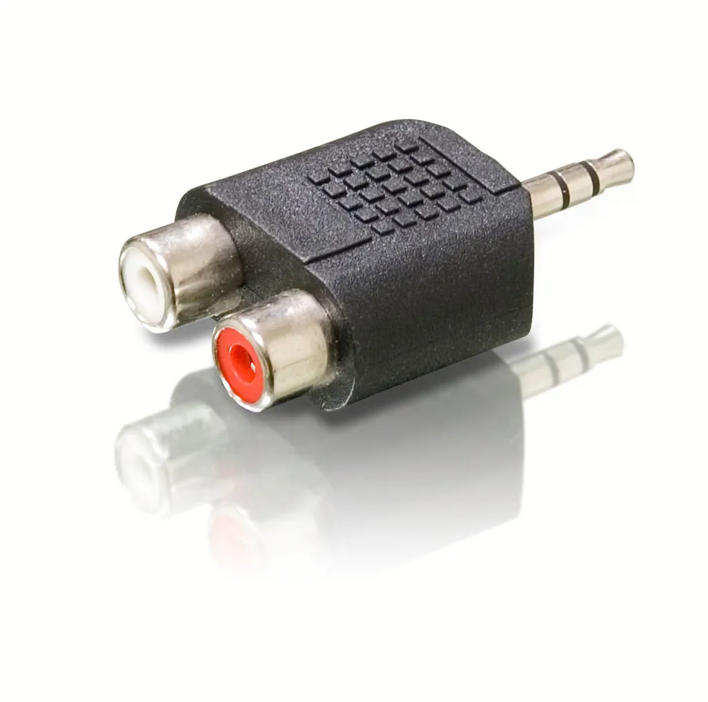 Philips SWA2552/10 cambiador de género para cable 1x 3.5mm M 2x RCA F Negro