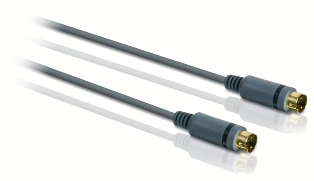 Philips SWV4515W/10 cable S-vídeo 10 m Gris