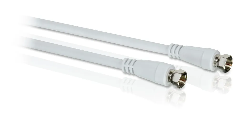 Philips SWV2837W/10 cable coaxial F 3 m Blanco