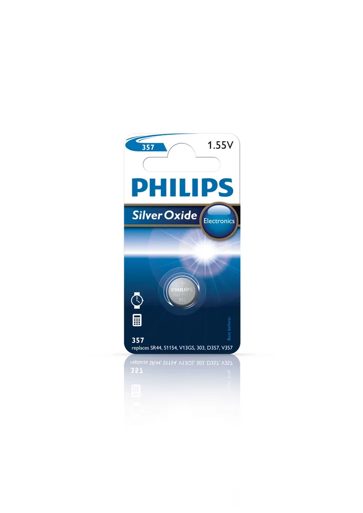 Philips Minicells 357/01B pila doméstica Batería de un solo uso Óxido de plata