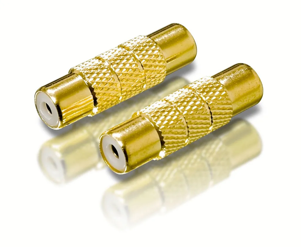 Philips SWA3035W/10 cambiador de género para cable RCA Oro