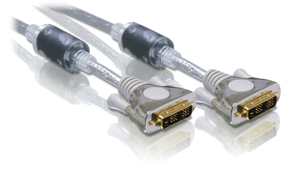 Philips SWV3412W/27 cable DVI 1,8 m Plata