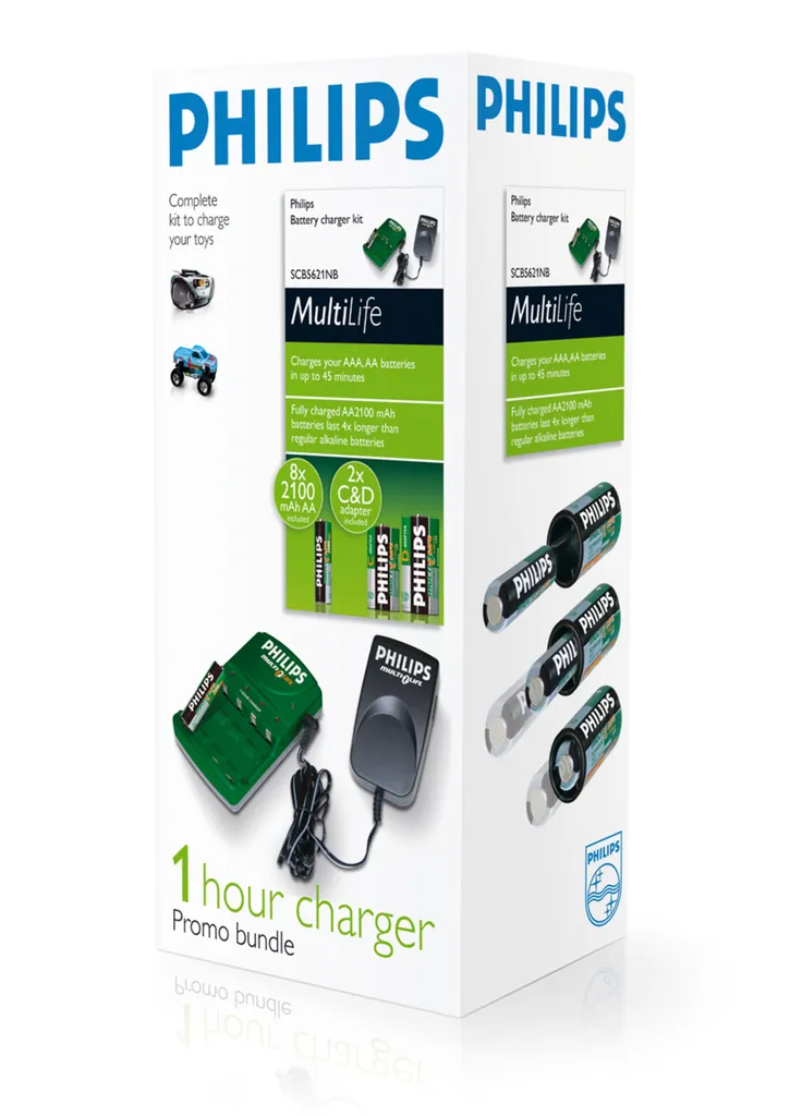Philips MultiLife SCB5621NB/05 cargador de batería