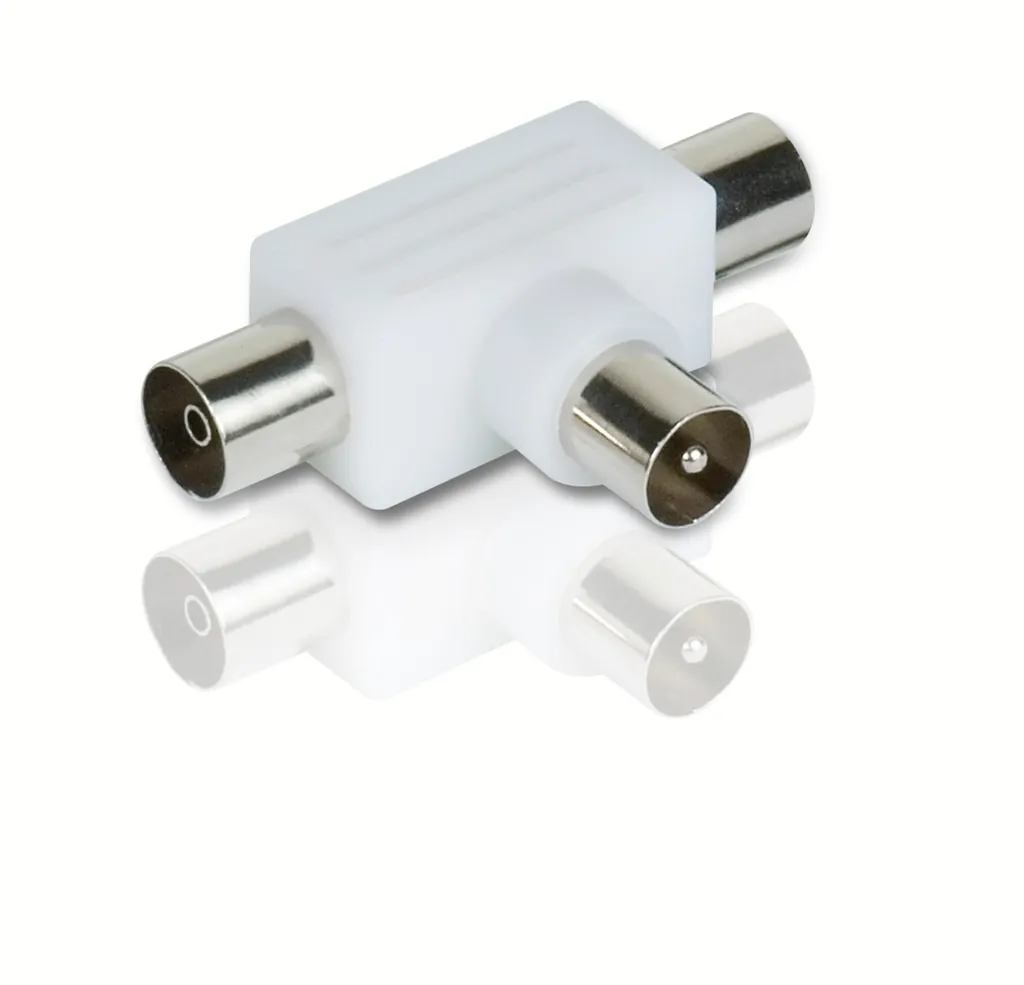 Philips SWV2023W/10 cambiador de género para cable 9.52 mm Blanco