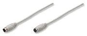 Manhattan PS/2 Keyboard Cable cable ps/2 3 m 6-p Mini-DIN Gris