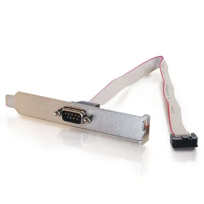 C2G DB9 Male Serial Add-A-Port Adapter 10-pin IDS DB9M Gris